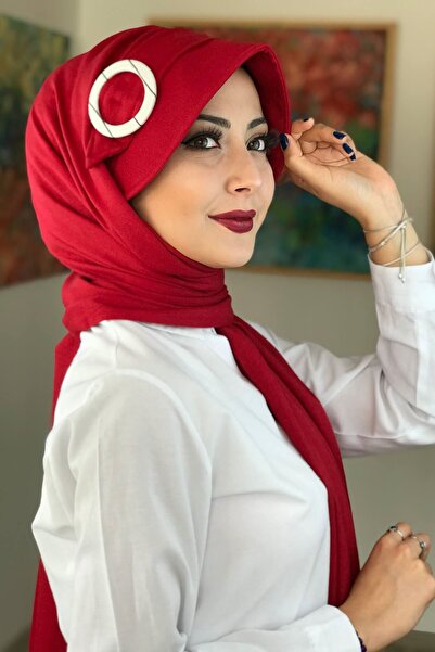 BUTİKAMBAR Kırmızı Şapkalı Şal