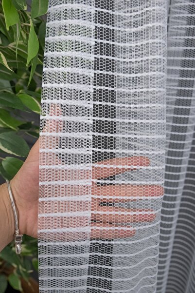 Esse Home Спортивний візерунок Пряма тюлева штора 250x260 Рідкі складки 1/2