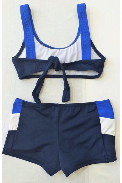 Sunsurf Παιδικό μπικίνι μαγιό με σορτς Navy Blue