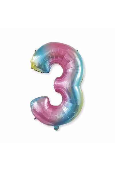 Lulucodesing 76 cm Rainbow 3 Figures 34 Inc Party Material