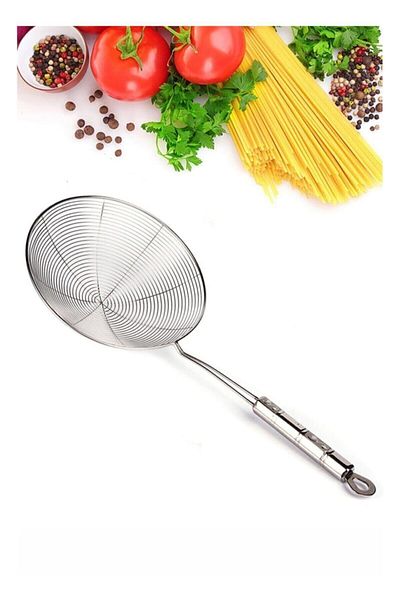 AKCAKESE Boiling and Frying Oil for Metal - Luxury Oil Colander with Presentation Serve