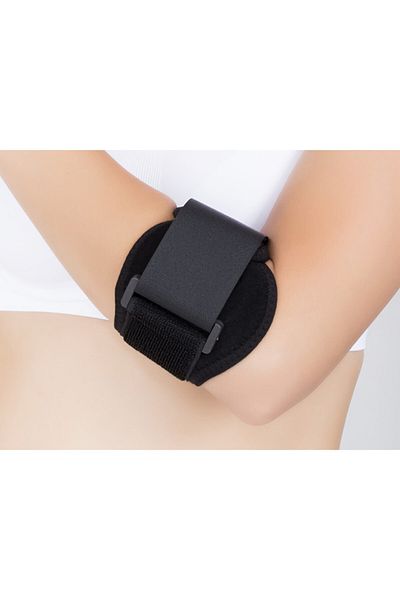 RAJ Silicone Supported Epicondylitis Bandage - Tennis and Golfer Elbow