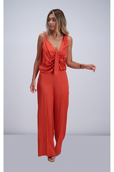 NEWRULES Saten Drapeli Bluz