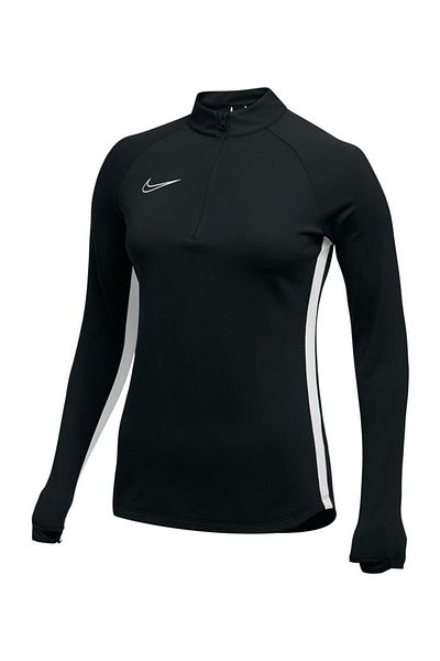 Nike Women's Black Football T-Shirt - Long Sleeve, Dry Fit Acdmy19 Dril Top AO1470-010