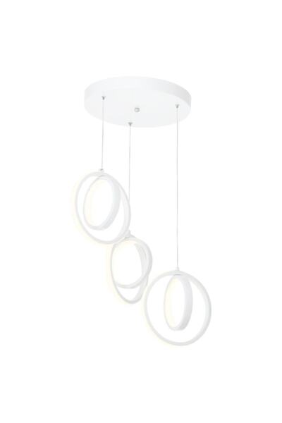 Eray Aydınlatma 1909-3 Beyaz 3 Lü Led Avize