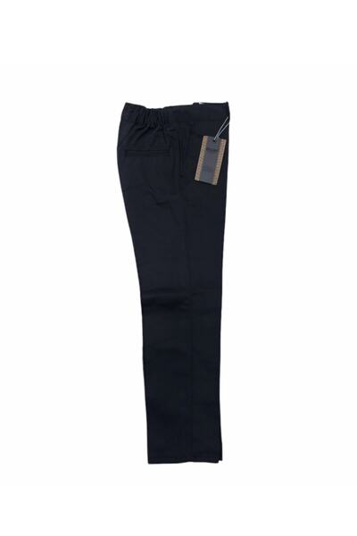 Dıgıl Kids Çocuk Okul Pantalonu Kanvas Yarım Lastik Ilkokul Orta Okul Kaliteli Asaf Füme