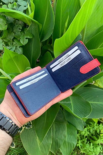 Dodo4men Шкіряний гаманець синій