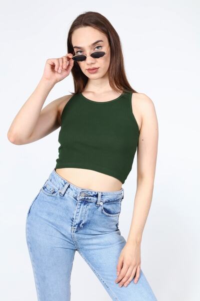 AFŞAR MODA Women's Rambo Crop Blouse