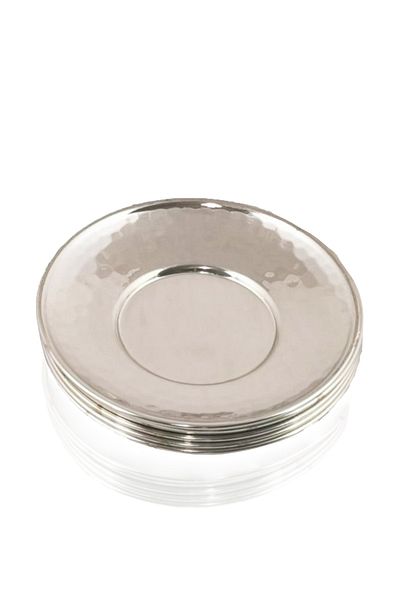 Tiesa Home Original Hand Forged Copper Tea Plate 6 Pieces