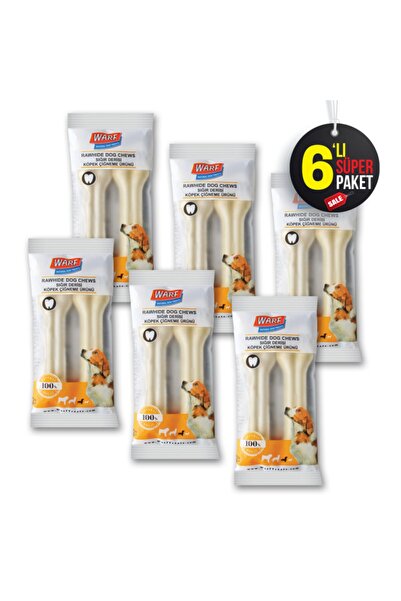 Warf Doğal Ödül Kemiği 12,5 Cm 2 Kemikli X 6 Paket