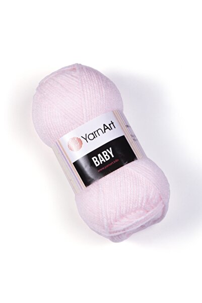 Yarnart Baby - Fir tricotat manual pentru bebeluși, roz pudră-853