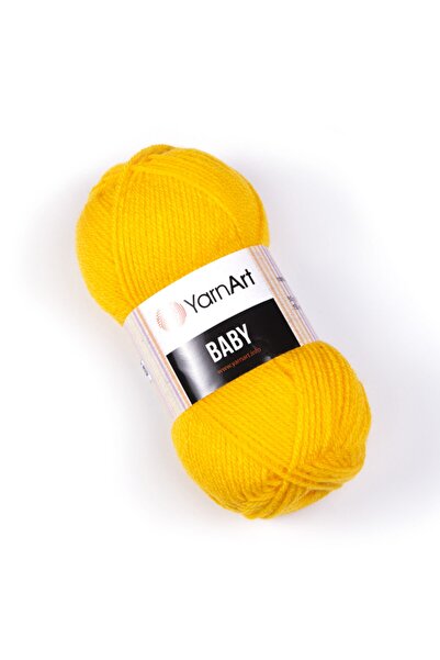 Yarnart Baby - Νήμα για πλέξιμο στο χέρι για μωρά Σκούρο Κίτρινο-32