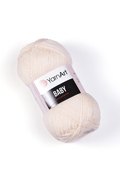 Yarnart Baby - Bebek El Örgü Ipi Koyu Krem-854