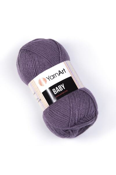 Yarnart بيبي - خيط حياكة يدوي للأطفال أرجواني-852