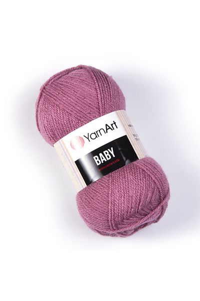 Yarnart Baby - Baby Hand Knitting νήμα Dusty Rose-3017