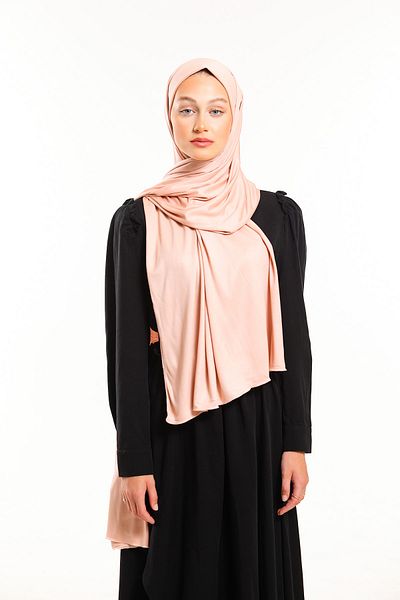 19V69 ITALIA Solid Color Powder Shawl Diamond Series with Scarf Hanger and Gift Set 75x200 Cm
