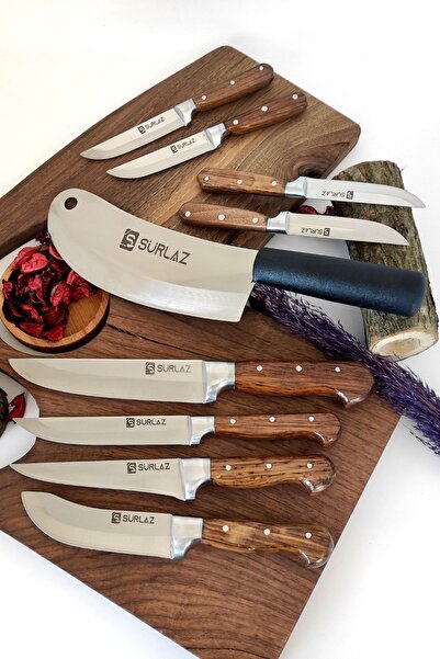 SürLaz Handmade Pro 10 Parça Bıçak Seti