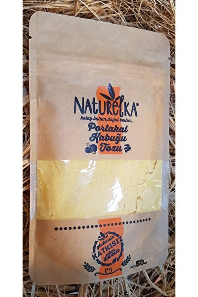 Naturelka Portakal Kabuğu Tozu 50 Gr Glutensiz,katkısız,şeker Ilavesiz