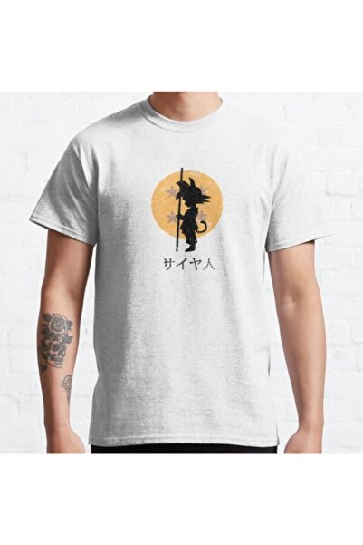 GALASHOP تيشيرت سون جوكو كيد كلاسيك أبيض موديل 15