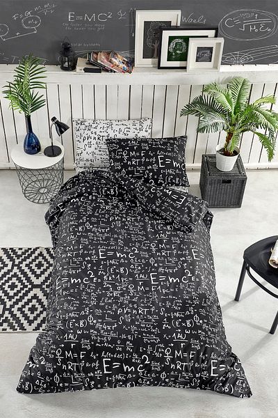 LaLiva Set de husă de pilota unică din bumbac natural sănătos Science Formula