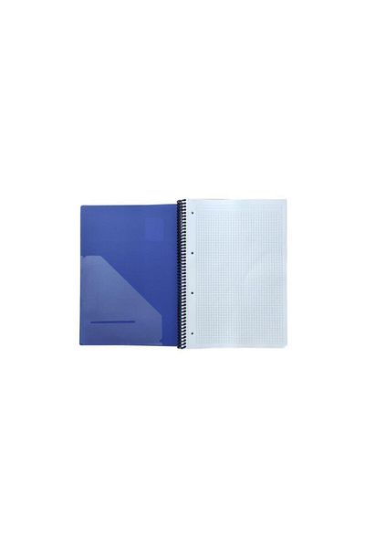 Gıpta كرومو (a4) 80 سنة. دفتر ملاحظات حلزوني بغطاء من البولي بروبيلين - مربعات (1338)