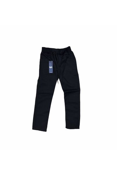Dıgıl Kids Children's School Trousers Sherz Fabric Full Elastic Camisole Black