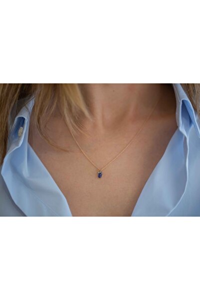Reis Kuyumculuk Reis Damla Safir Kolye