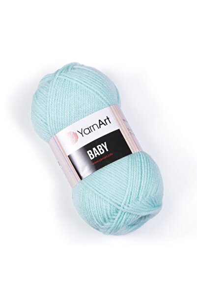 Yarnart Baby - Fir tricotat manual pentru bebeluși, verde mentă-856