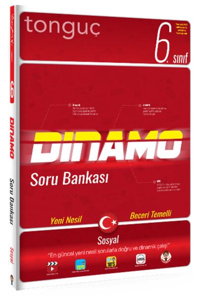 Tonguç Yayınları Güncel Baskı 6. Sınıf Dinamo Sosyal Bilgiler Soru Bankası