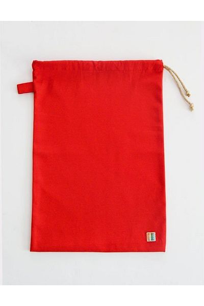 Çizgikare Red Bread Bag