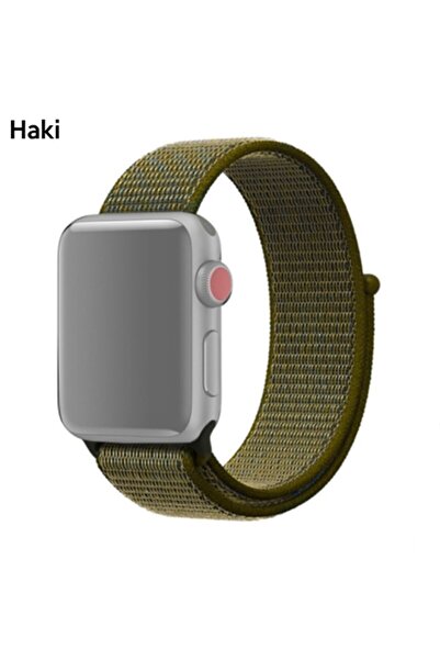 Ally Mobile Ally Apple Watch 7 41mm 6-5-4 40mm Nylon Loop Spor Kayış Kordon 3...