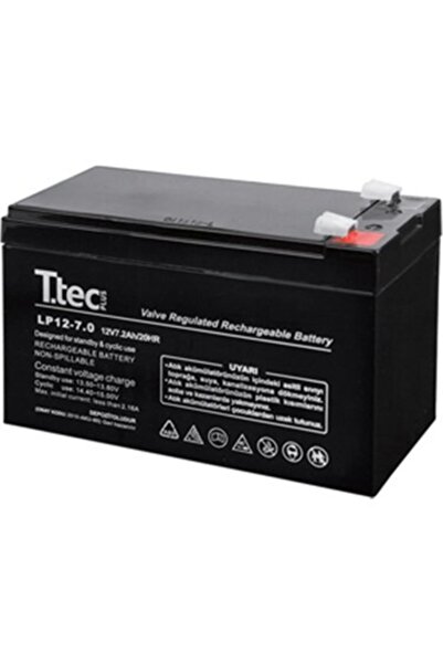 Ttec 12 Volt 7 Amper Base Akü T.tec