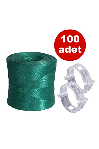 Harman Sera Plastik Sera Ipi Orjinal Bitki Klipsi Paketi Şeffaf Domates Klips...