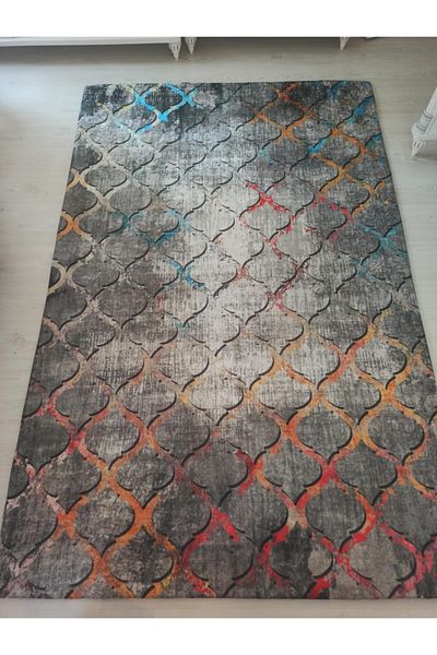 ESPİCAL HOME Elastic Carpet Cover Made of Soft Velvet Fabric