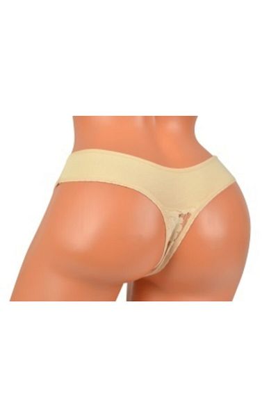 Afrodizyac Modal Nude Colored Lace Thong