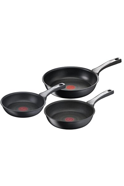 TEFAL Titanium 6x Unlimitedone 3-Piece Pan Set with Induction Base 20/24/28cm