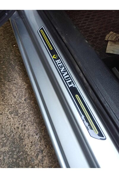 Aksefuar Lazer Renault 12 Piano Black Kapı Eşiği 4'lü Set