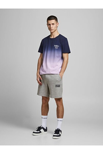Jack & Jones Erkek Gri Jjnewsoft Şort 12186787