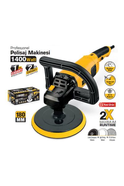 SGS 5115 Profesyonel Polisaj Makinesi 1400 Watt 180 Mm