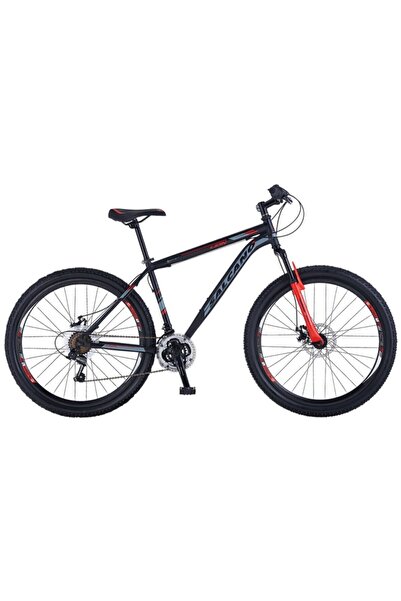 Salcano Lion 26 Md Mekanik Disk Fren 26 Jant (155-170 Cm Boy)-mat Siyah Kırmızı Gri
