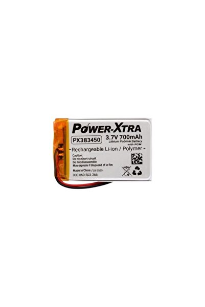 POWER-XTRA Px383450 - 3.7v 700 Mah Li-polymer Pil-devreli-1.5a