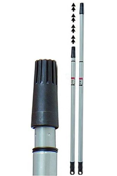 FırsatYapıMarket Extendable Telescopic Metal Pole 2 Meters