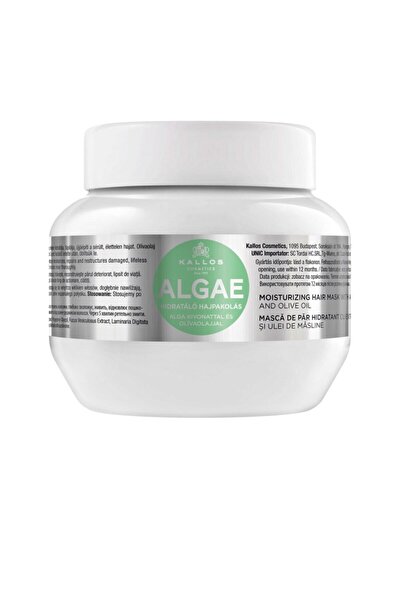 Kallos Cosmetics Algae Yosun Özü Ve Zeytinyağı Içeren Nemlendirici Saç Bakım ...