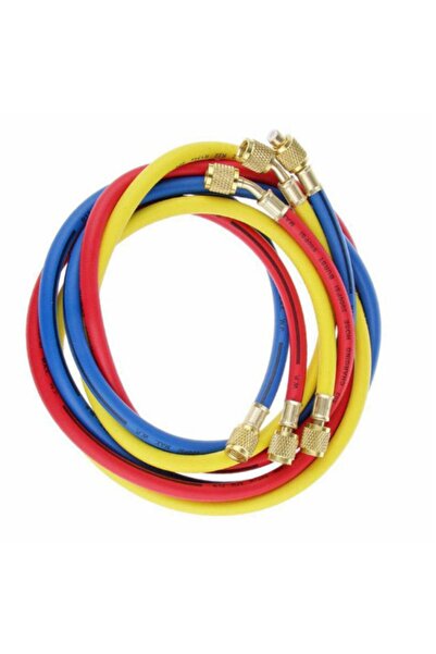 Universal Gaz Şarj Hortumu R 410a Gaz Ile Çalışan Sistem Içindir 3 Adet 90 cm