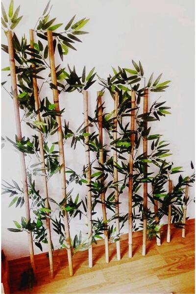 YEŞİLADA Bambu 11 Adet Farklı Boylarda Orjinal Bamboo Ağaç Çubukları