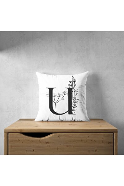 LadiesHome Husa de perna cu litere - Litera U - 43x43 Cm