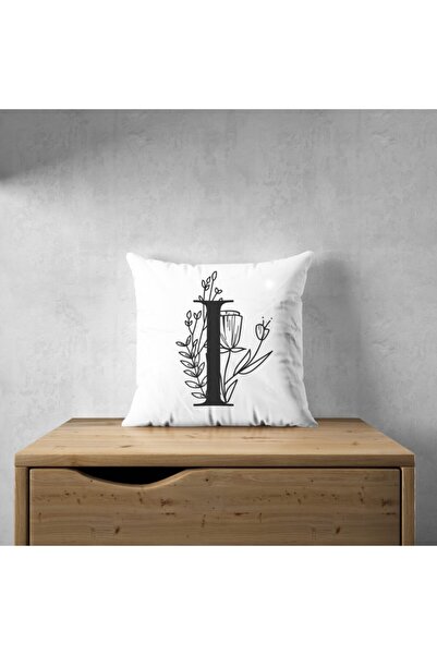 LadiesHome Husa de perna cu litera - Litera I - 43x43 Cm