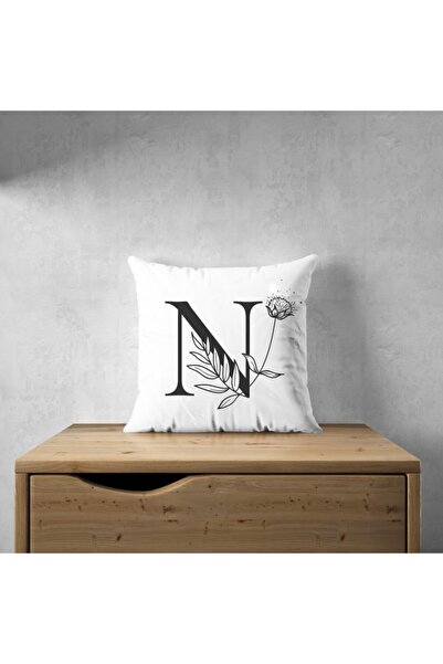 LadiesHome Husa de perna cu litere - Litera N - 43x43 Cm