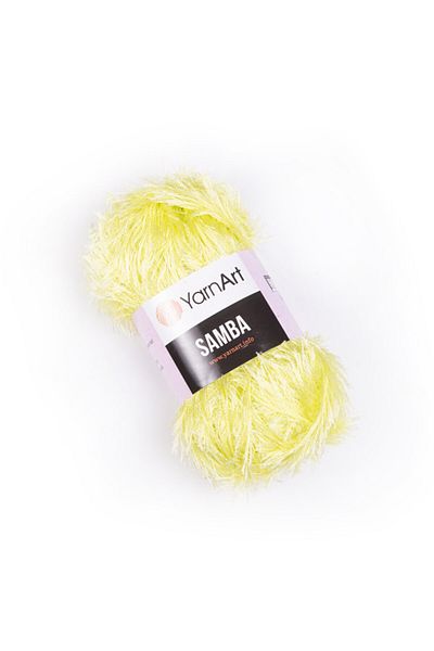 Yarnart Samba - Χειροποίητο Πλεκτό Σχοινί Highlighter Green-2036
