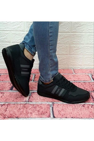 Kinetix Ανδρικά αθλητικά παπούτσια Carter Pu Black Light Thin Sole
